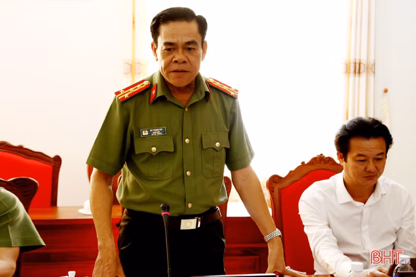 Cấp trên, người đứng đầu Công an Hà Tĩnh phải gương mẫu để cấp dưới học tập, noi theo