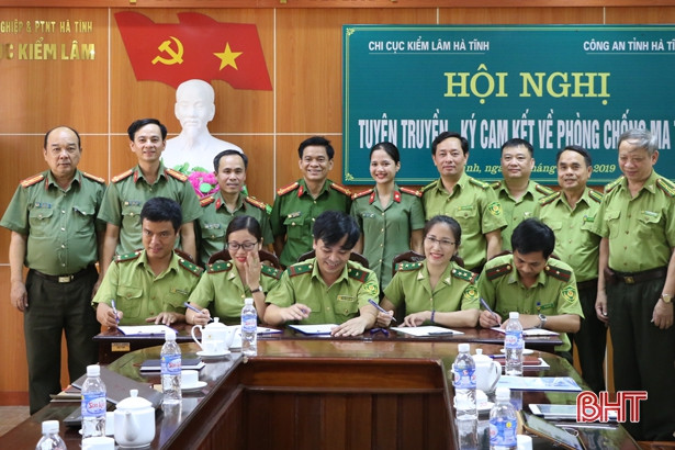Công an - Kiểm lâm Hà Tĩnh phối hợp phòng chống ma túy