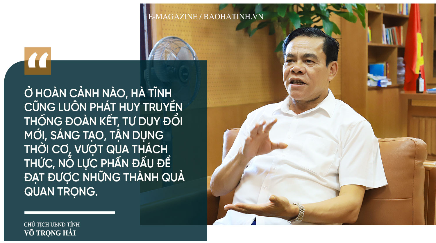 Trò chuyện với Chủ tịch UBND tỉnh về “con đường lớn” mà Hà Tĩnh đang tiến bước