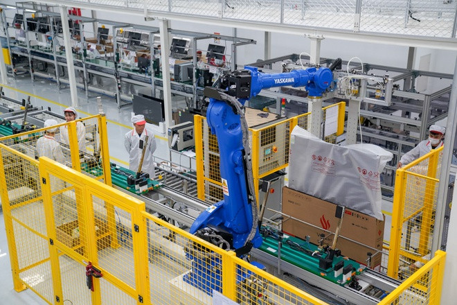 Khám phá dây chuyền sản xuất TV Vsmart