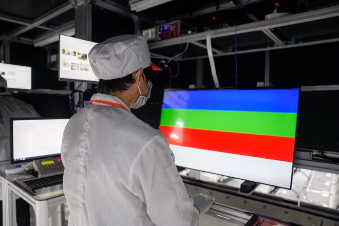 Khám phá dây chuyền sản xuất TV Vsmart