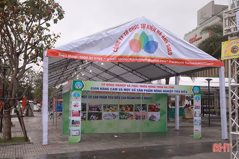 Nhộn nhịp chuẩn bị cho Lễ hội Cam và các sản phẩm nông nghiệp Hà Tĩnh lần thứ 3