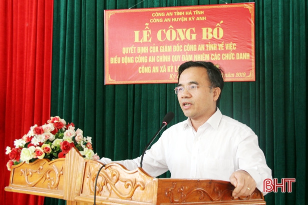 Điều động 3 công an chính quy đảm nhiệm các chức danh Công an xã Kỳ Lạc