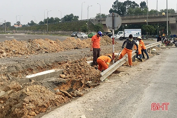 Nơm nớp lo sợ khi qua các ngã tư giao cắt với QL 1A tuyến tránh TP. Hà Tĩnh