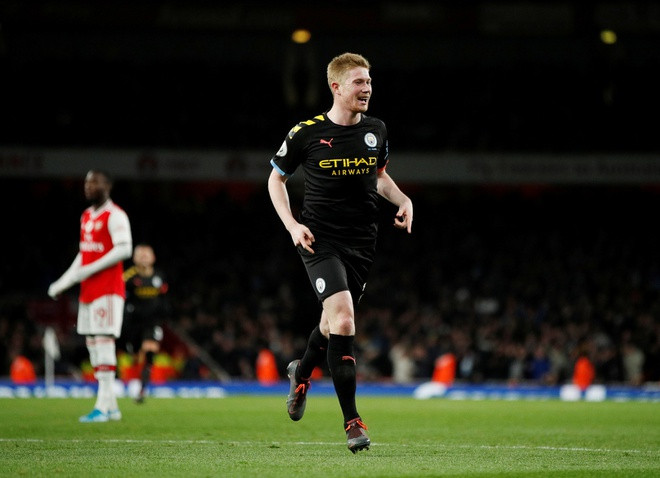 Arsenal 0-3 Man City: Không thể cản De Bruyne