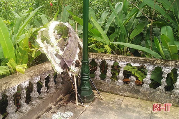 Cảnh tượng buồn ở Di tích lịch sử quốc gia Trường Cấp 2 Hương Phúc