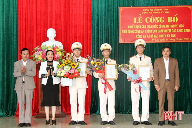 Điều động 3 công an chính quy đảm nhiệm các chức danh Công an xã Kỳ Lạc