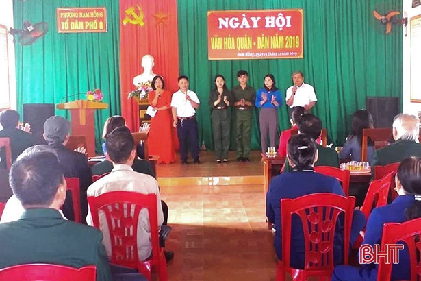 “Ngày hội văn hóa quân - dân” ở Hồng Lĩnh