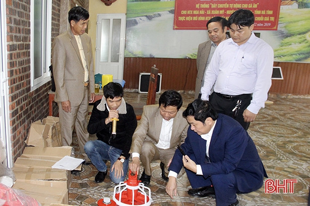 Liên minh HTX Việt Nam hỗ trợ máy móc sản xuất cho HTX Nga Hải