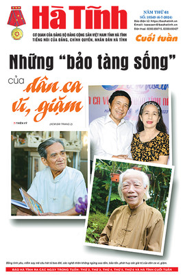 Báo in Hà Tĩnh cuối tuần ngày 6/7/2024