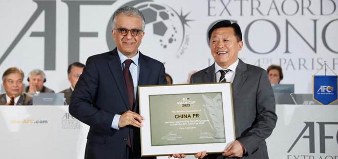 Trung Quốc giành quyền đăng cai Asian Cup 2023