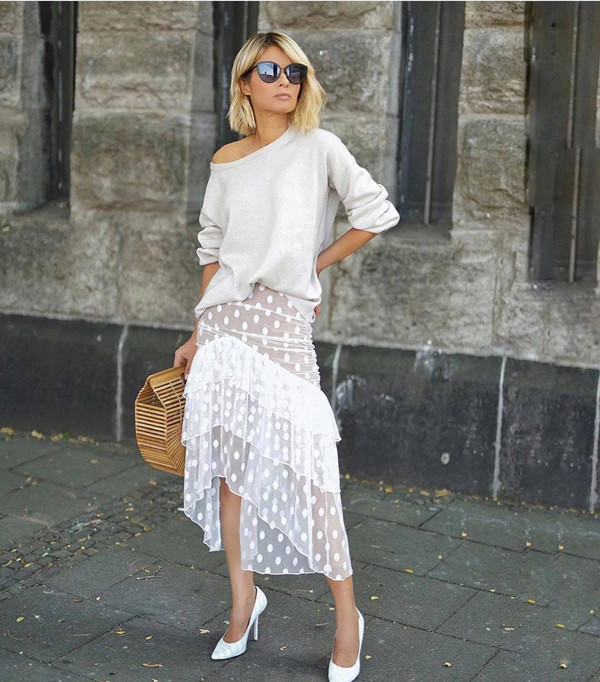 Mặc đẹp cùng xu hướng chấm bi