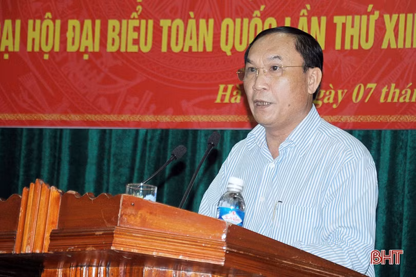 Bí thư Tỉnh ủy Lê Đình Sơn quán triệt nội dung Hội nghị Trung ương 10