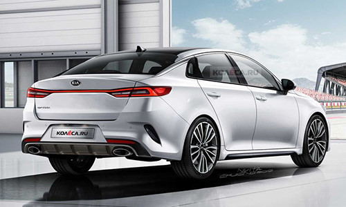 Kia lộ diện thiết kế của mẫu xe sedan Optima 2021
