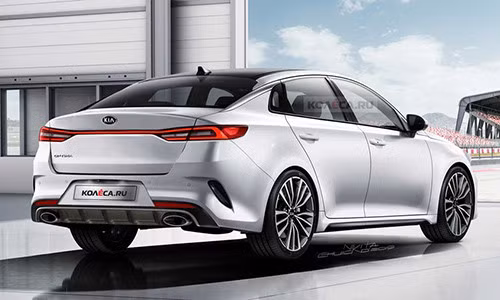 Kia lộ diện thiết kế của mẫu xe sedan Optima 2021