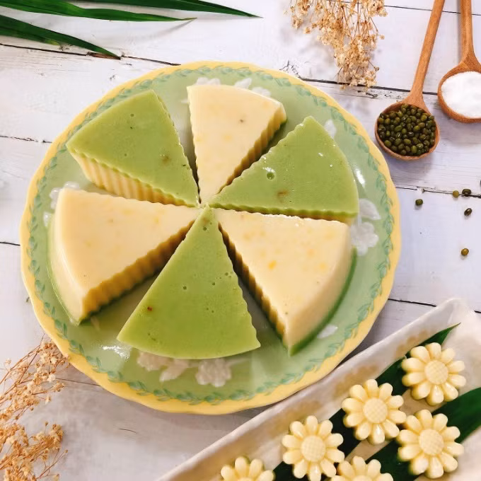 Ngày nắng làm thạch đậu xanh mát lạnh, bé biếng ăn cũng mê tít