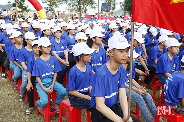 Cô trò Cẩm Xuyên vui trại hè vì môi trường xanh - sạch - đẹp