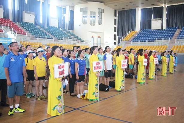 Hơn 250 VĐV tranh tài Hội thao ngành TN&MT 6 tỉnh Bắc Trung Bộ