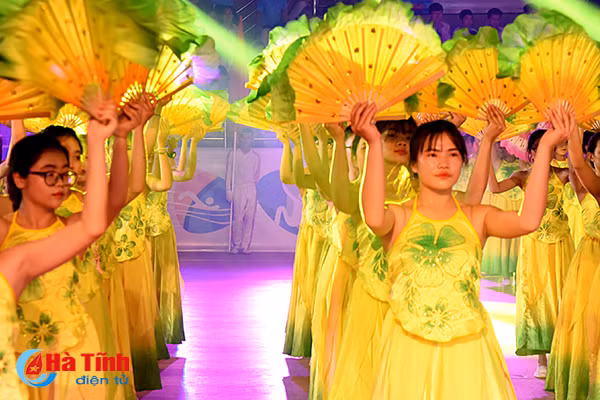 photo an tuong man the duc nghe thuat tai dai hoi tdtt ha tinh