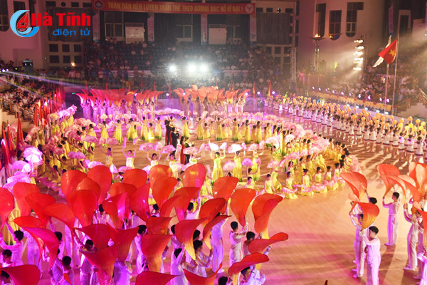 photo an tuong man the duc nghe thuat tai dai hoi tdtt ha tinh