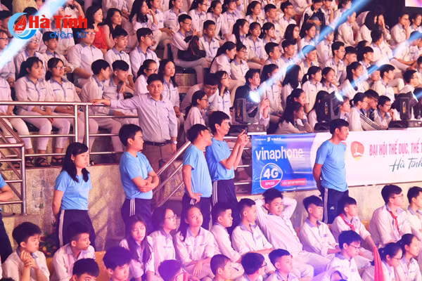 photo an tuong man the duc nghe thuat tai dai hoi tdtt ha tinh