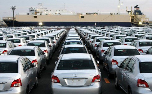 nhap khau o to giam manh xe ve chu yeu tu thai lan