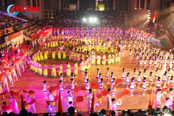 photo an tuong man the duc nghe thuat tai dai hoi tdtt ha tinh