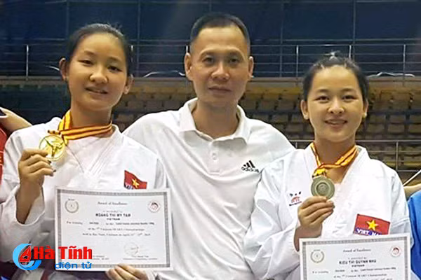 vdv ha tinh gianh huy chuong vang tai giai karatedo dong nam a