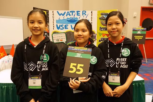 hoc sinh viet gianh giai cao nhat cuoc thi first lego league 2018