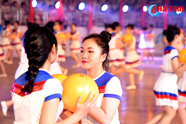 photo an tuong man the duc nghe thuat tai dai hoi tdtt ha tinh