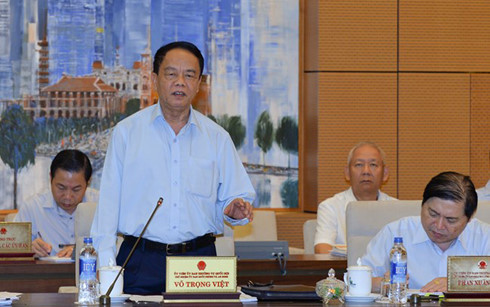 Chủ nhiệm Uỷ ban Quốc phòng – An ninh Võ Trọng Việt no de dat ntm khong co nghia lam that thoat hay an cua dan