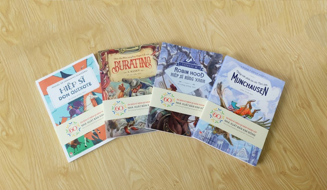 Bốn tác phẩm thiếu nhi kinh điển được tái bản nhân dịp kỷ niệm 60 năm NXB Kim Đồng. nhung cuon sach hay muon thuo