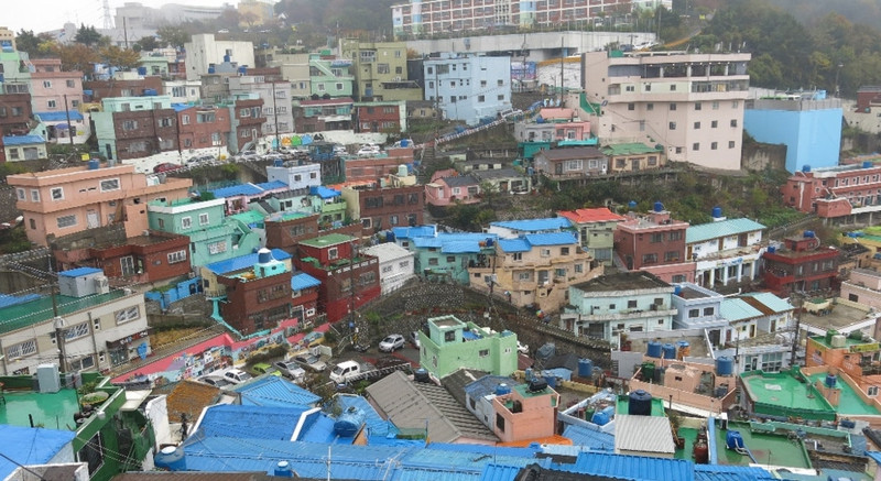 Những ngôi làng tranh tường hút hồn du khách ở Hàn Quốc ảnh 7 nhung ngoi lang tranh tuong hut hon du khach o han quoc