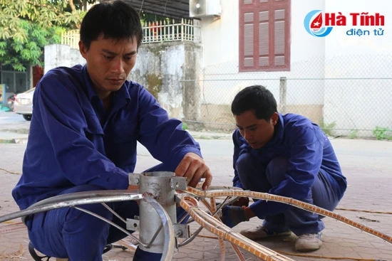 duong pho ha tinh dep lung linh voi anh den led moi