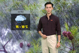 Dự báo thời tiết Hà Tĩnh ngày 14/12: Nhiều nơi có mưa, trời rét