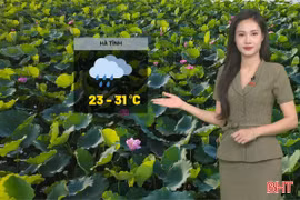 Dự báo thời tiết Hà Tĩnh ngày 26/4: Nhiều mây, có lúc có mưa rào nhẹ.