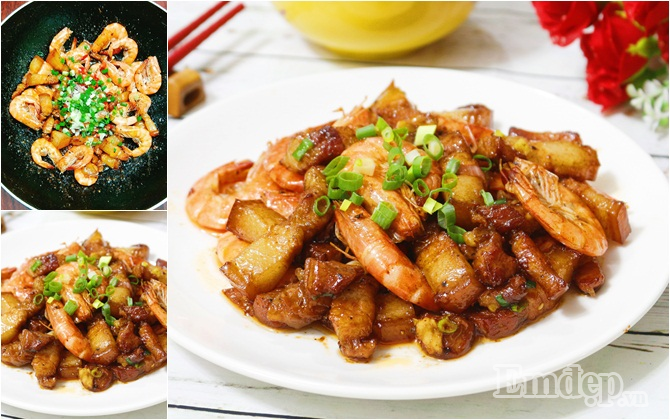 20 phut lam tom rang thit ba chi cho bua com dau tuan dam da thom ngon