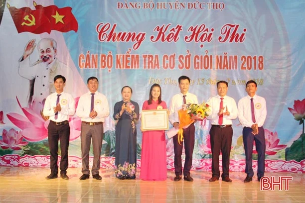 Đảng bộ Khối Doanh nghiệp, huyện Đức Thọ chung kết Hội thi cán bộ kiểm tra cơ sở giỏi
