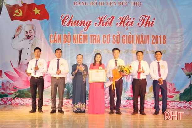 Đảng bộ Khối Doanh nghiệp, huyện Đức Thọ chung kết Hội thi cán bộ kiểm tra cơ sở giỏi