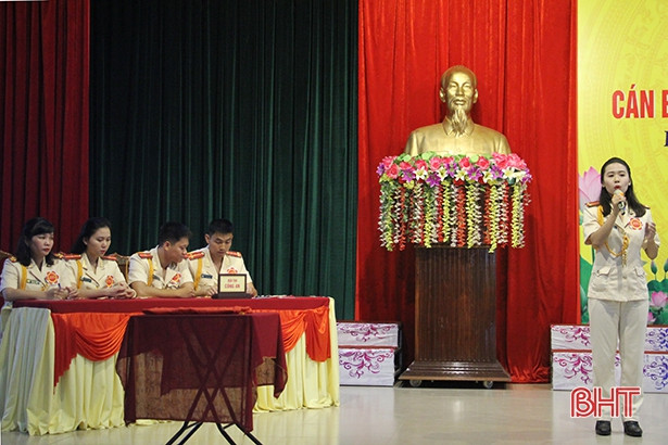 Công an TP Hà Tĩnh nhất Hội thi Cán bộ kiểm tra cơ sở giỏi