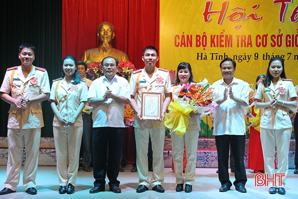 Công an TP Hà Tĩnh nhất Hội thi Cán bộ kiểm tra cơ sở giỏi