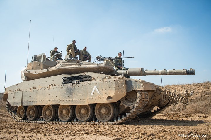 ảnh: sức mạnh Sức mạnh “vua tăng” Merkava Mk-4 của quân đội Israel