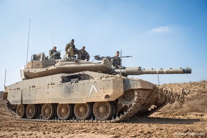 Sức mạnh “vua tăng” Merkava Mk-4 của quân đội Israel