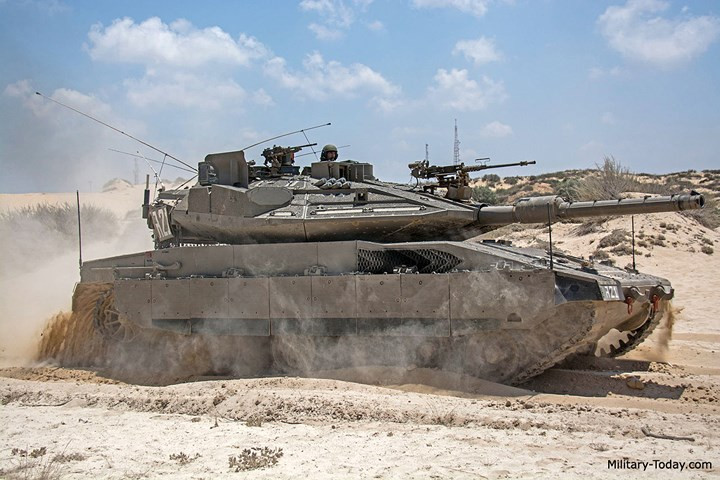 ảnh: sức mạnh Sức mạnh “vua tăng” Merkava Mk-4 của quân đội Israel