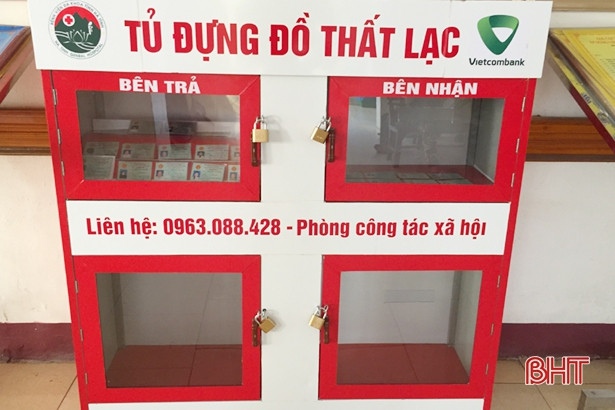 Tủ quần áo miễn phí cho bệnh nhân nghèo ở BVĐK Hà Tĩnh