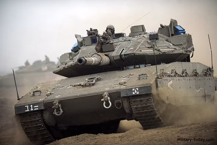 Sức mạnh “vua tăng” Merkava Mk-4 của quân đội Israel