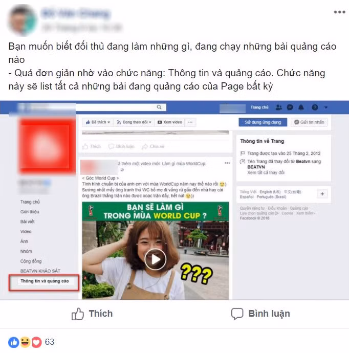 Cộng đồng marketing Việt Nam náo loạn vì tính năng mới của Facebook