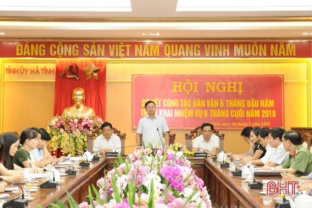 Hà Tĩnh tập trung thực hiện tốt “Năm dân vận chính quyền” 2018