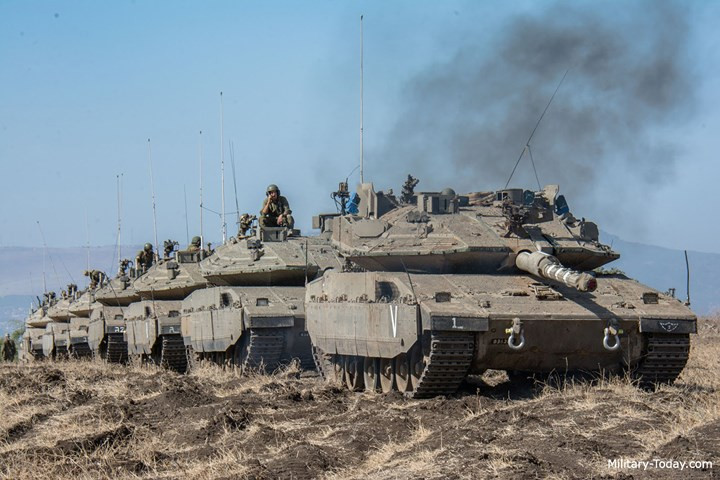 ảnh: sức mạnh Sức mạnh “vua tăng” Merkava Mk-4 của quân đội Israel