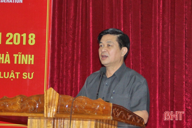 Bồi dưỡng nghiệp vụ cho đội ngũ luật sư các địa phương tại Hà Tĩnh